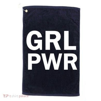Girl Power Logo Golf Towel