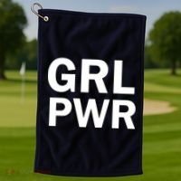 Girl Power Logo Golf Towel thumb 1