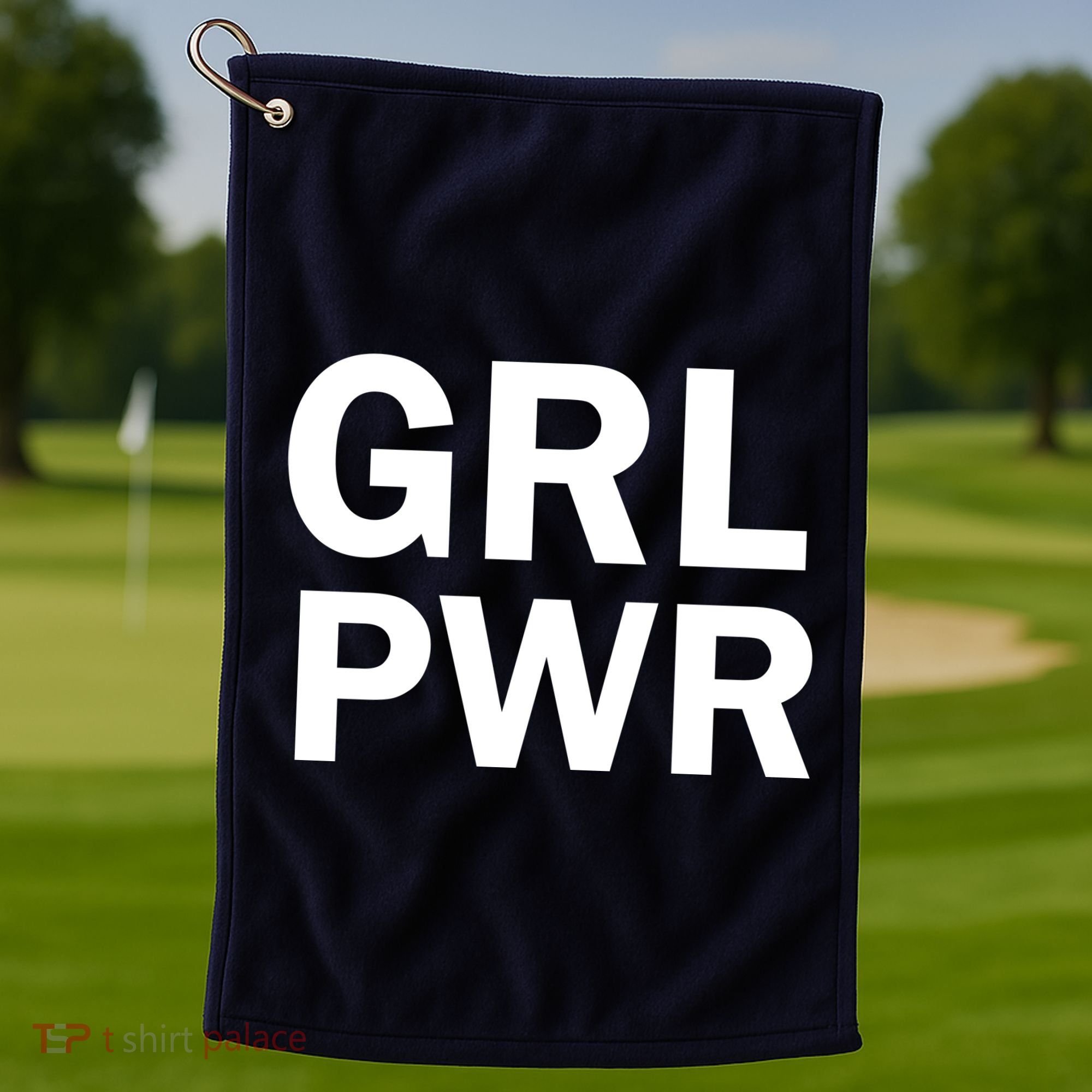 Girl Power Logo Golf Towel