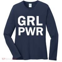 Girl Power Logo Women's Long Sleeve Shirt thumb 0
