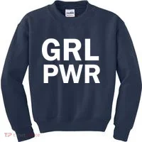 Girl Power Logo Kids Sweatshirt thumb 0