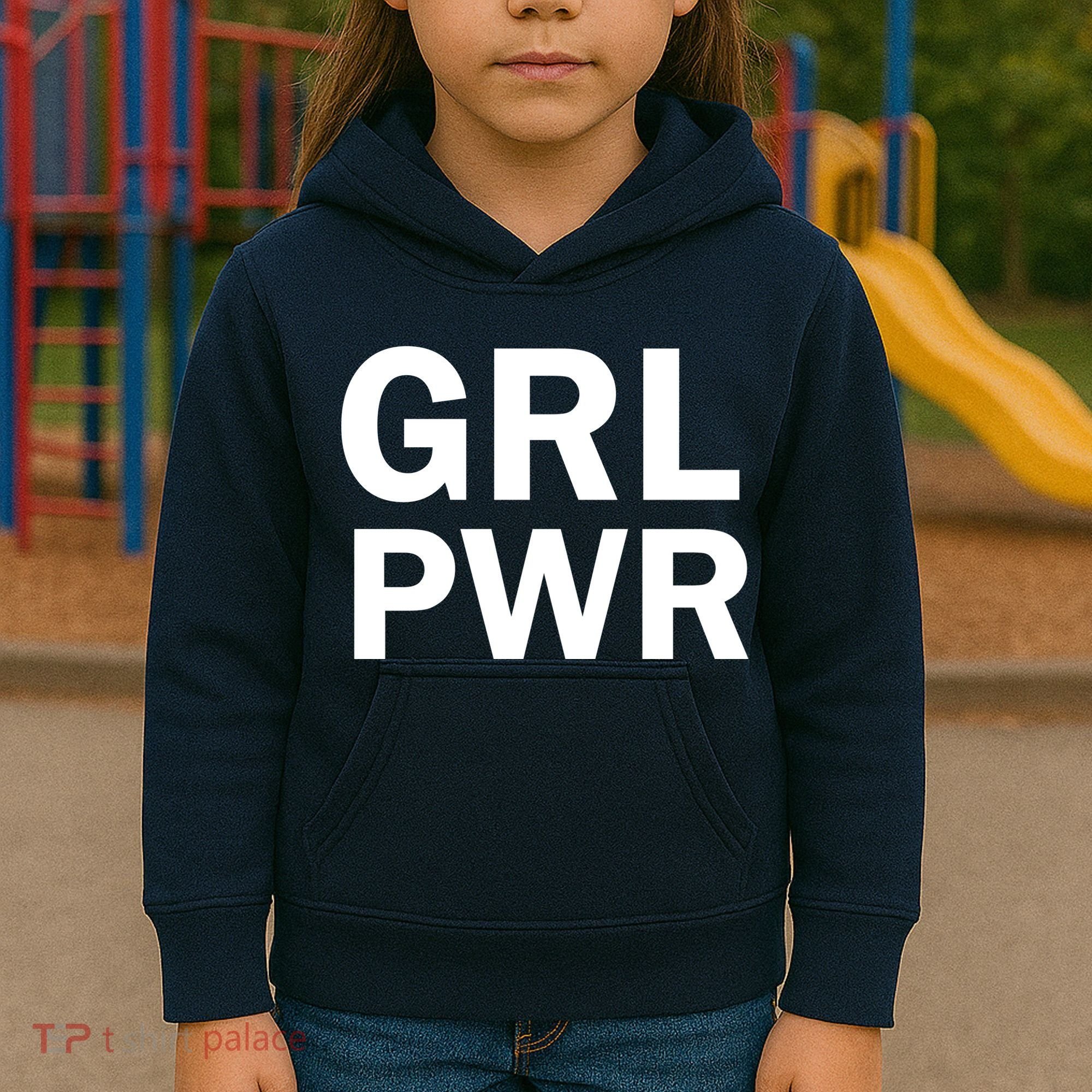 Girl Power Logo Kids Hoodie