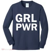 Girl Power Logo Kids Long Sleeve Shirt thumb 0