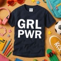 Girl Power Logo Kids T-Shirt thumb 3
