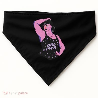 Girl Power Model USA-Made Doggie Bandana