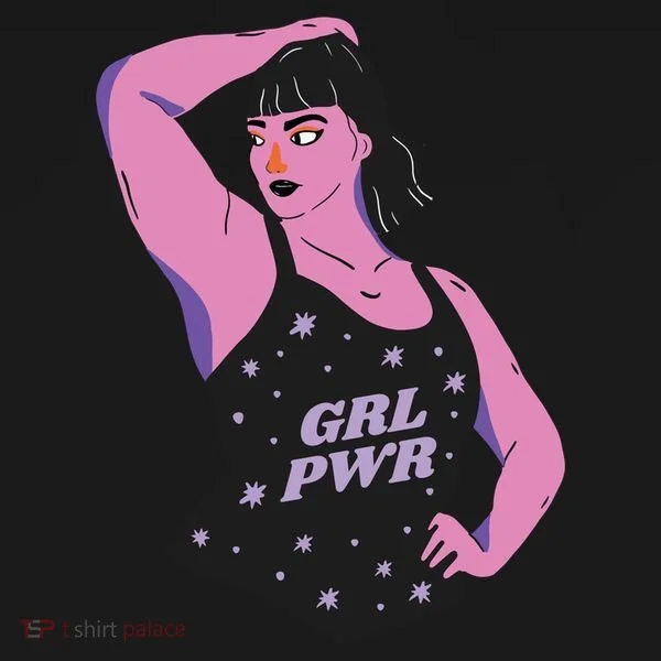 Girl Power Model Bucket Hat