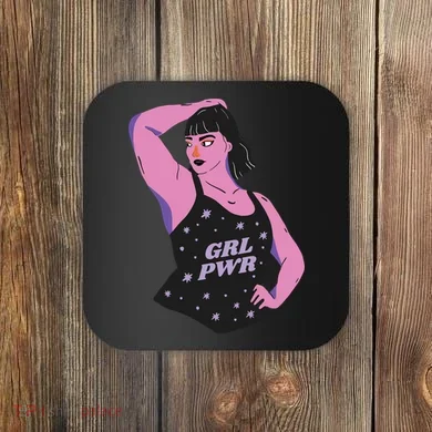 Girl Power Model Coaster
