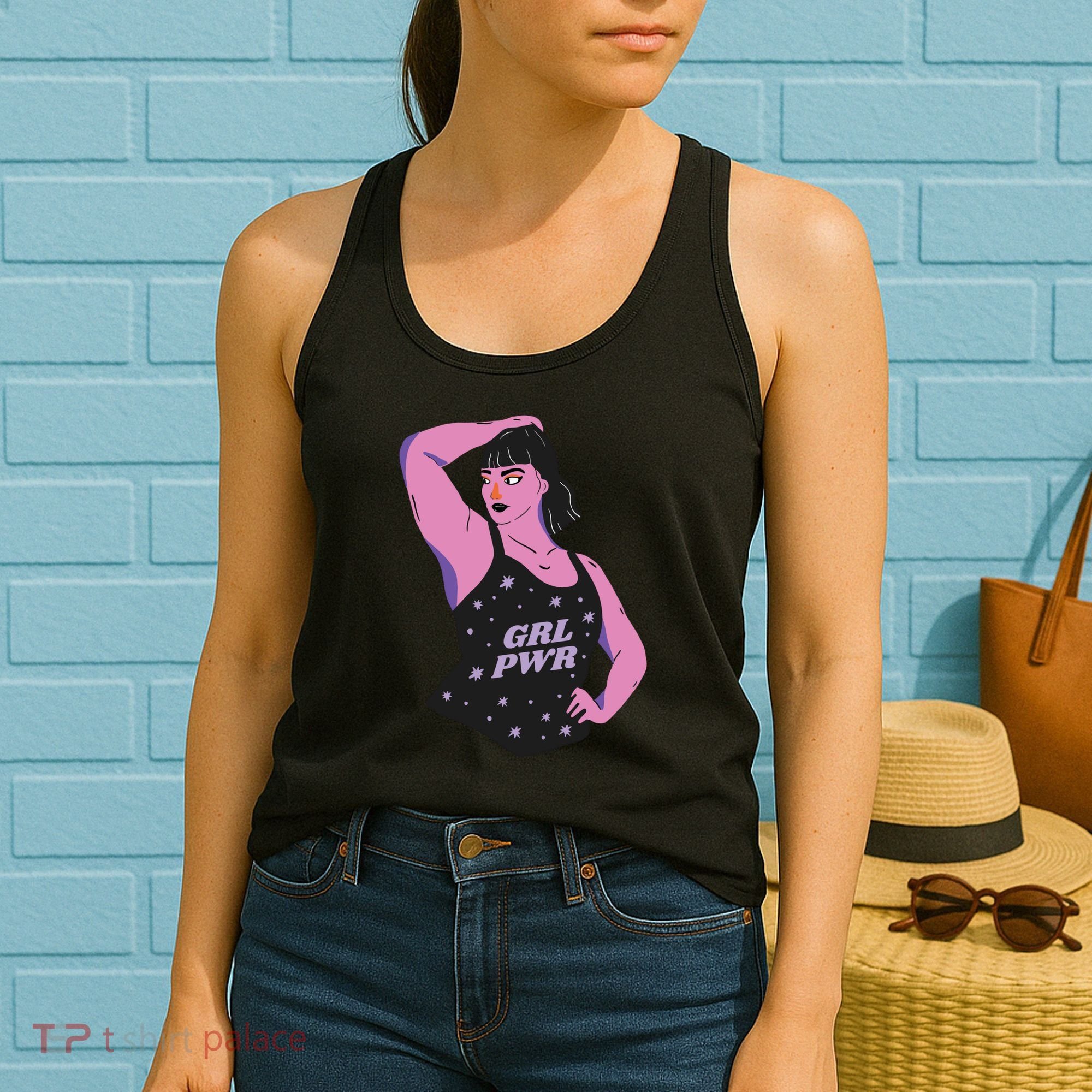 Girl Power Model Women's Tank Top