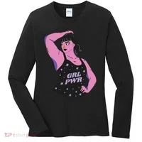 Girl Power Model Women's Long Sleeve Shirt thumb 0