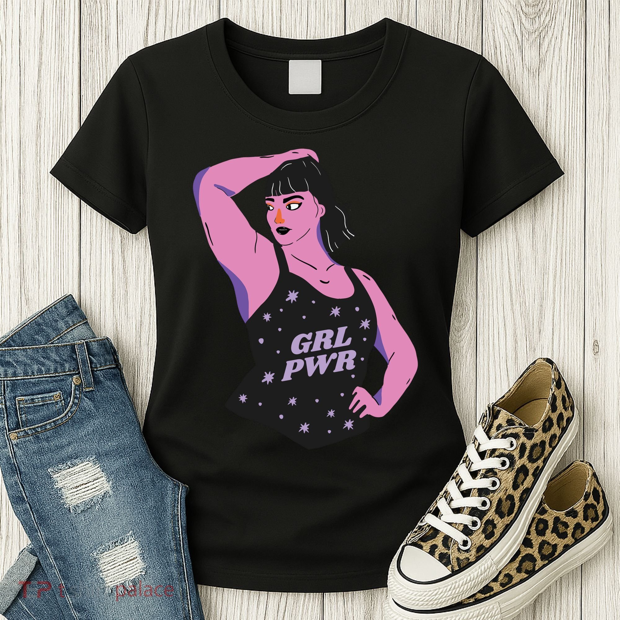 Girl Power Model Women's T-Shirt
