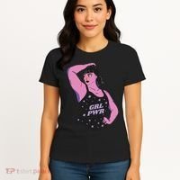 Girl Power Model Women's T-Shirt thumb 4