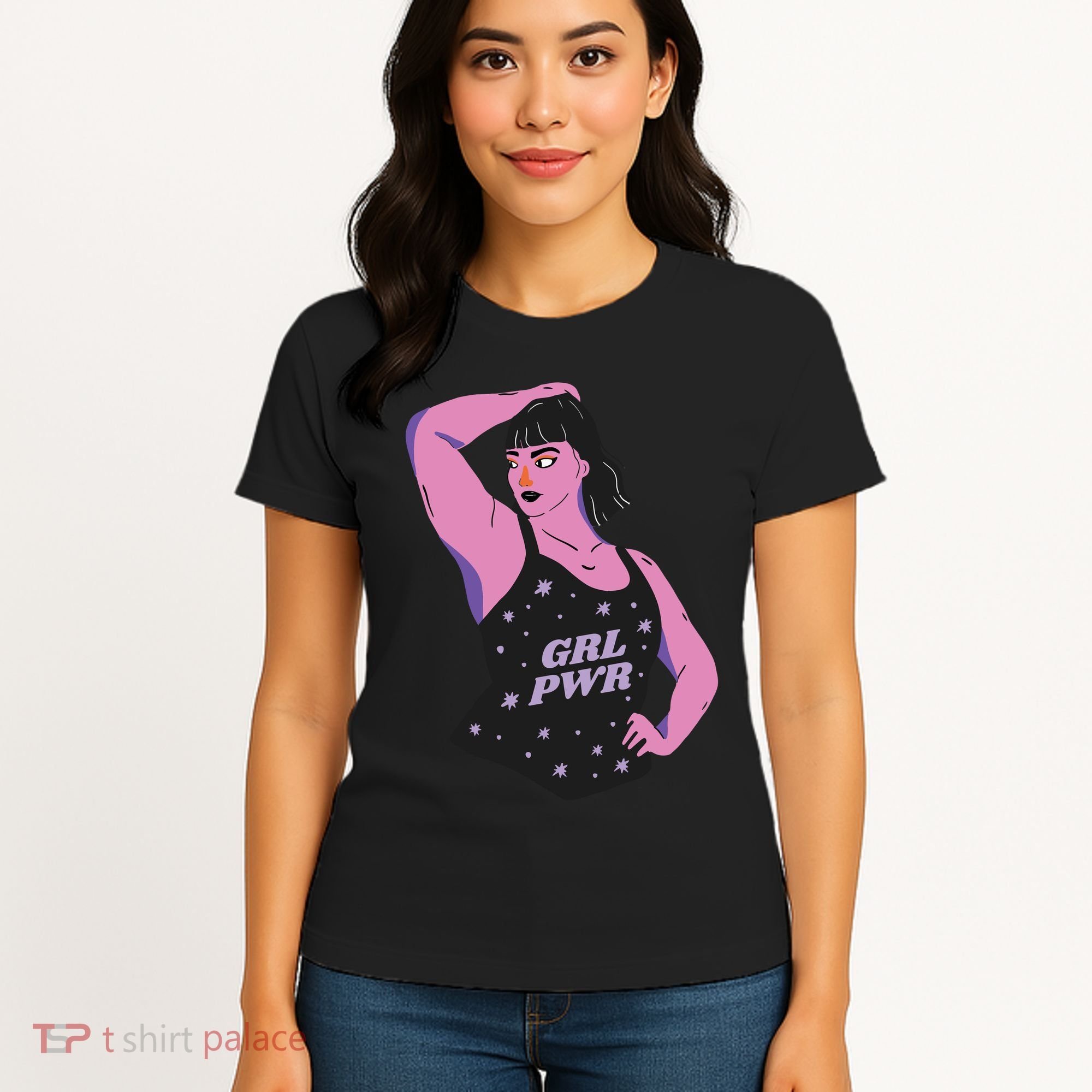 Girl Power Model Women's T-Shirt