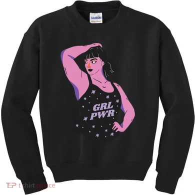 Girl Power Model Kids Sweatshirt