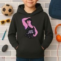 Girl Power Model Kids Hoodie thumb 2