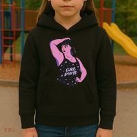 Girl Power Model Kids Hoodie thumb 3