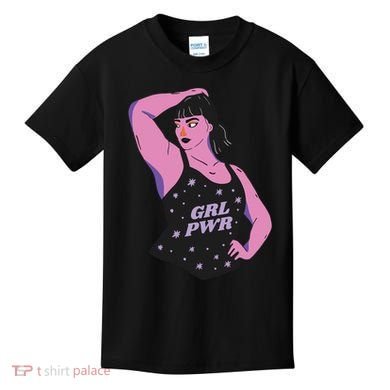 Girl Power Model Kids T-Shirt