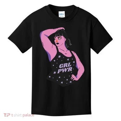 Girl Power Model Kids T-Shirt