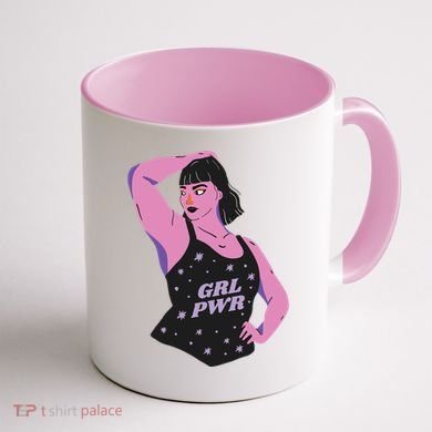Girl Power Model Coffee Mug back