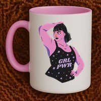 Girl Power Model Coffee Mug thumb 2