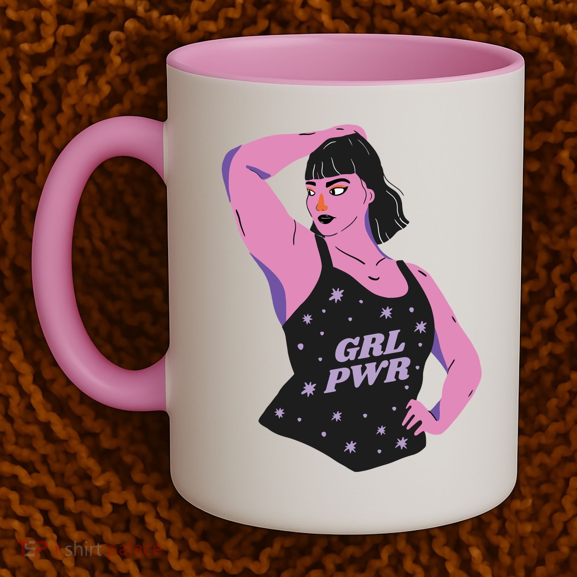 Girl Power Model Coffee Mug
