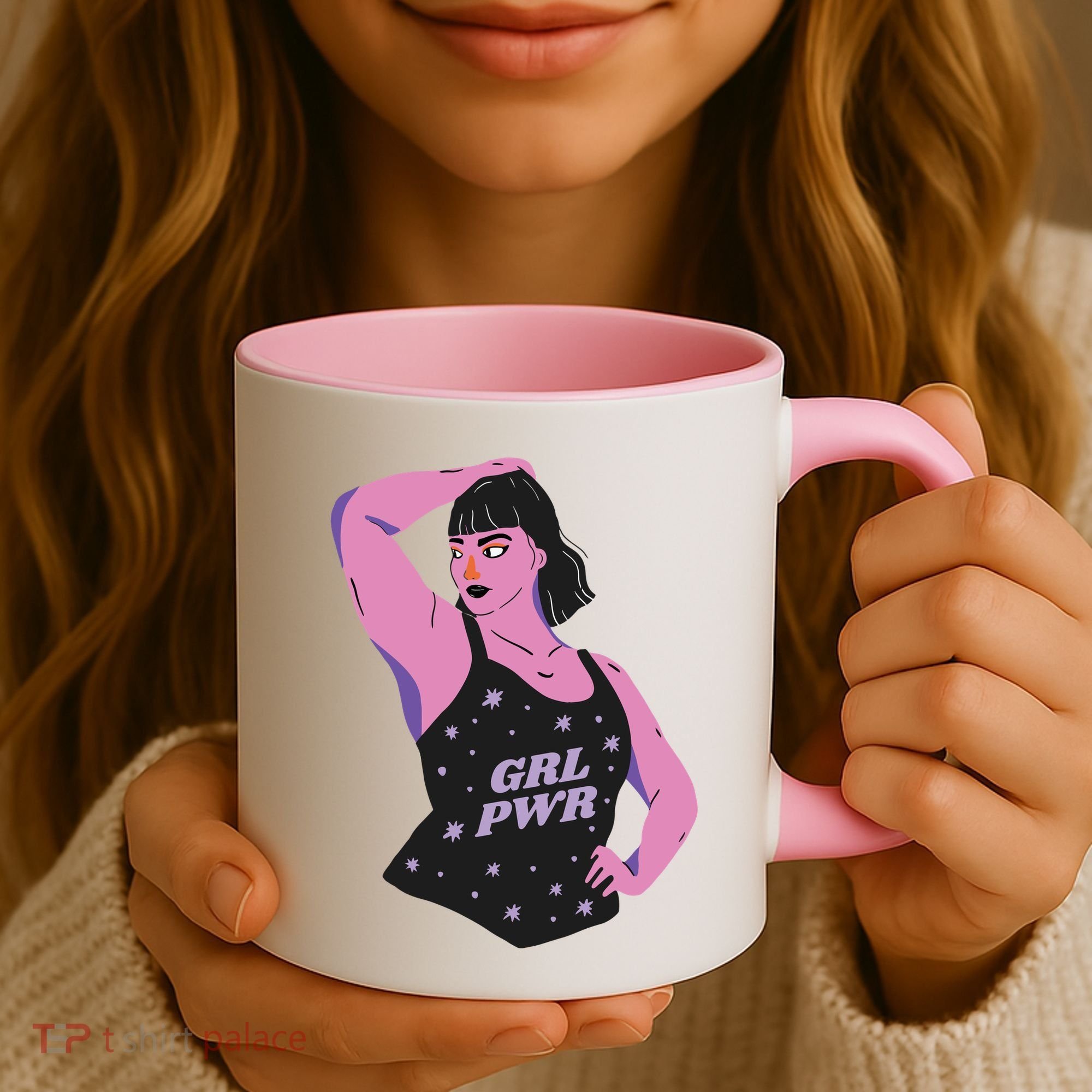 Girl Power Model Coffee Mug