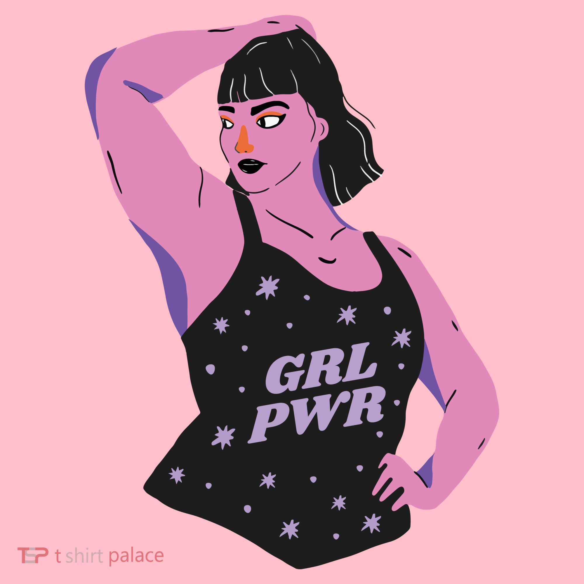 Girl Power Model Coffee Mug