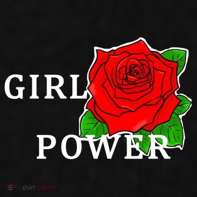 Girl Power Rose Ladies PosiCharge Tri-Blend Wicking Tank