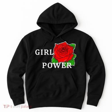Girl Power Rose Hoodie