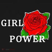 Girl Power Rose T-Shirt thumb 7