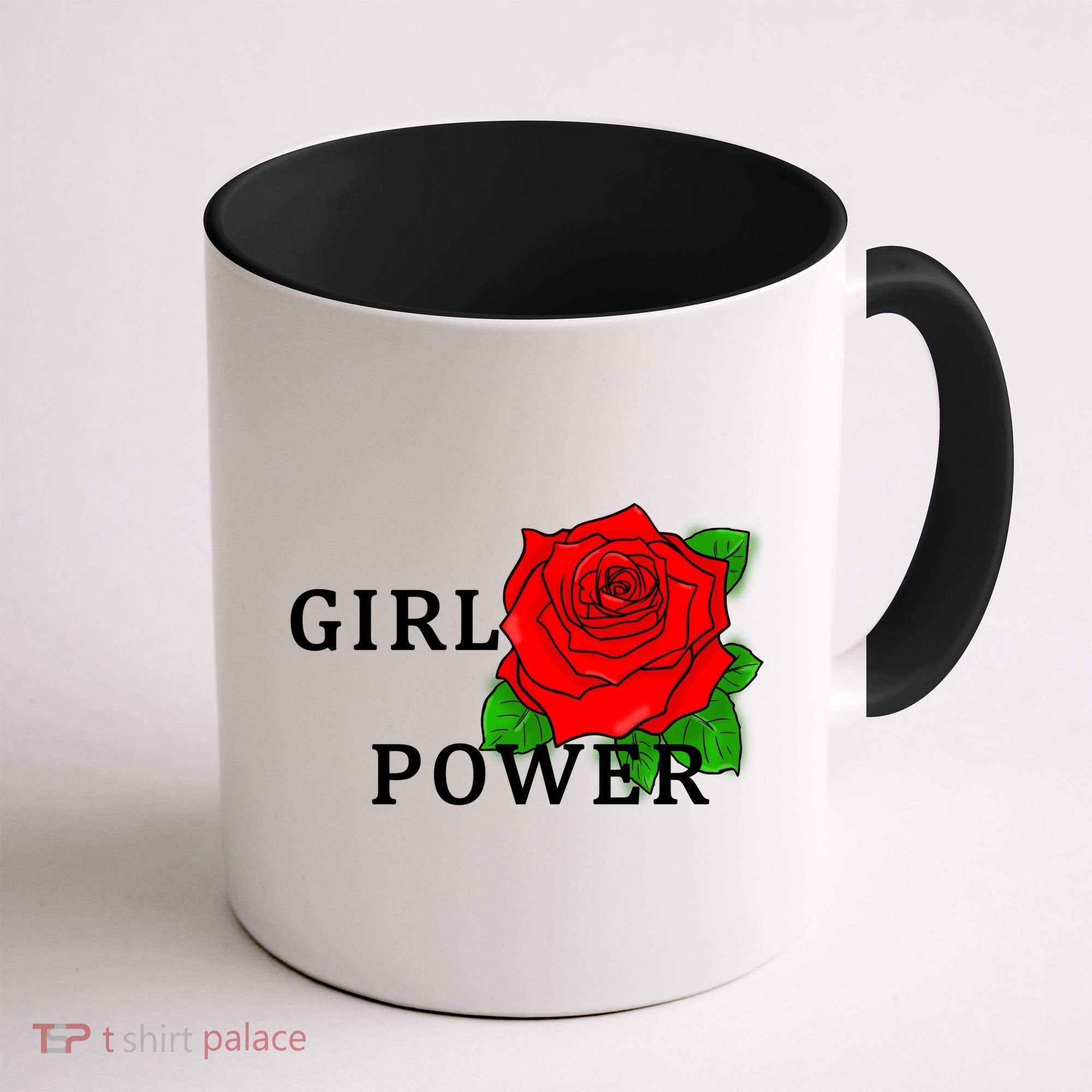 Girl Power Rose Coffee Mug