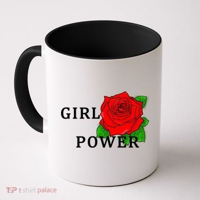 Girl Power Rose Coffee Mug