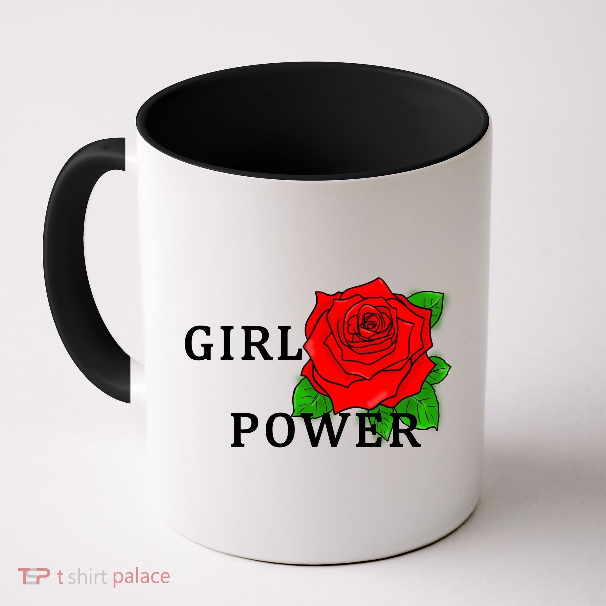 Girl Power Rose Coffee Mug