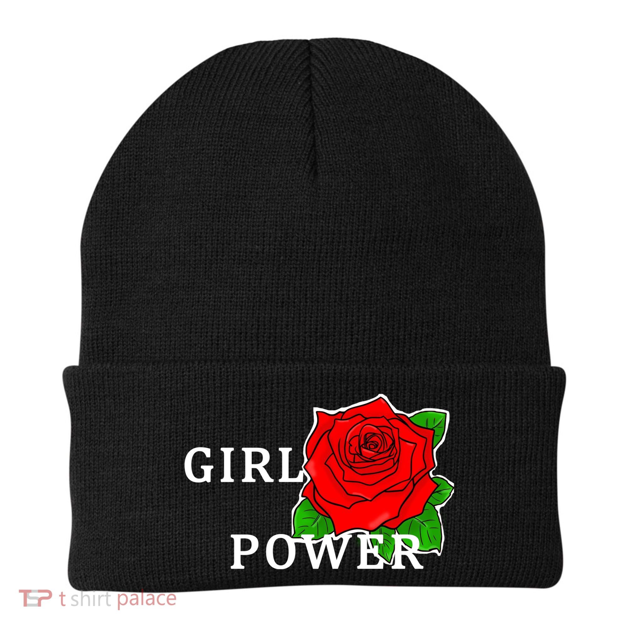 Girl Power Rose Beanie