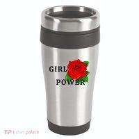 Girl Power Rose 16oz Travel Tumbler thumb 0