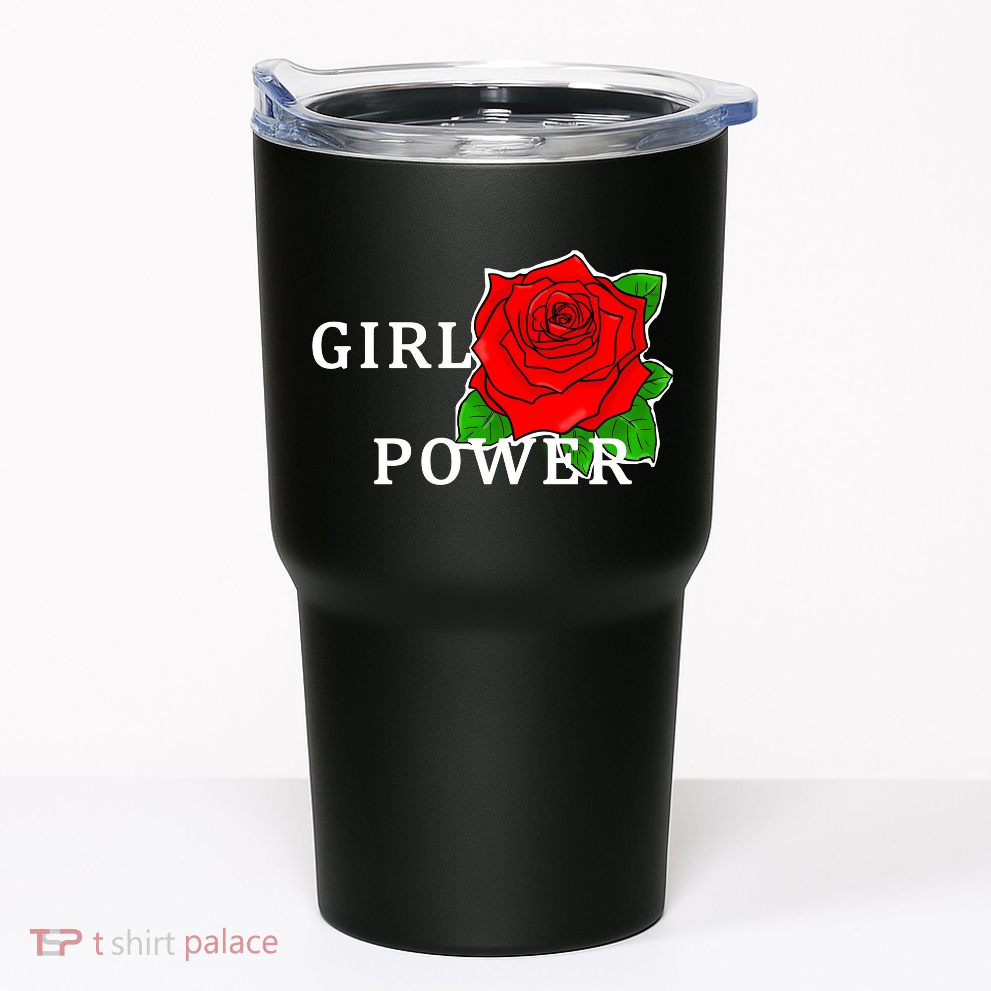 Girl Power Rose Tumbler