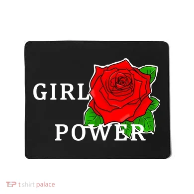 Girl Power Rose Mousepad