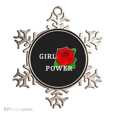 Girl Power Rose Ornament