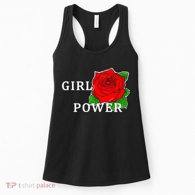 Girl Power Rose Women's Tank Top