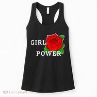 Girl Power Rose Women's Tank Top thumb 0