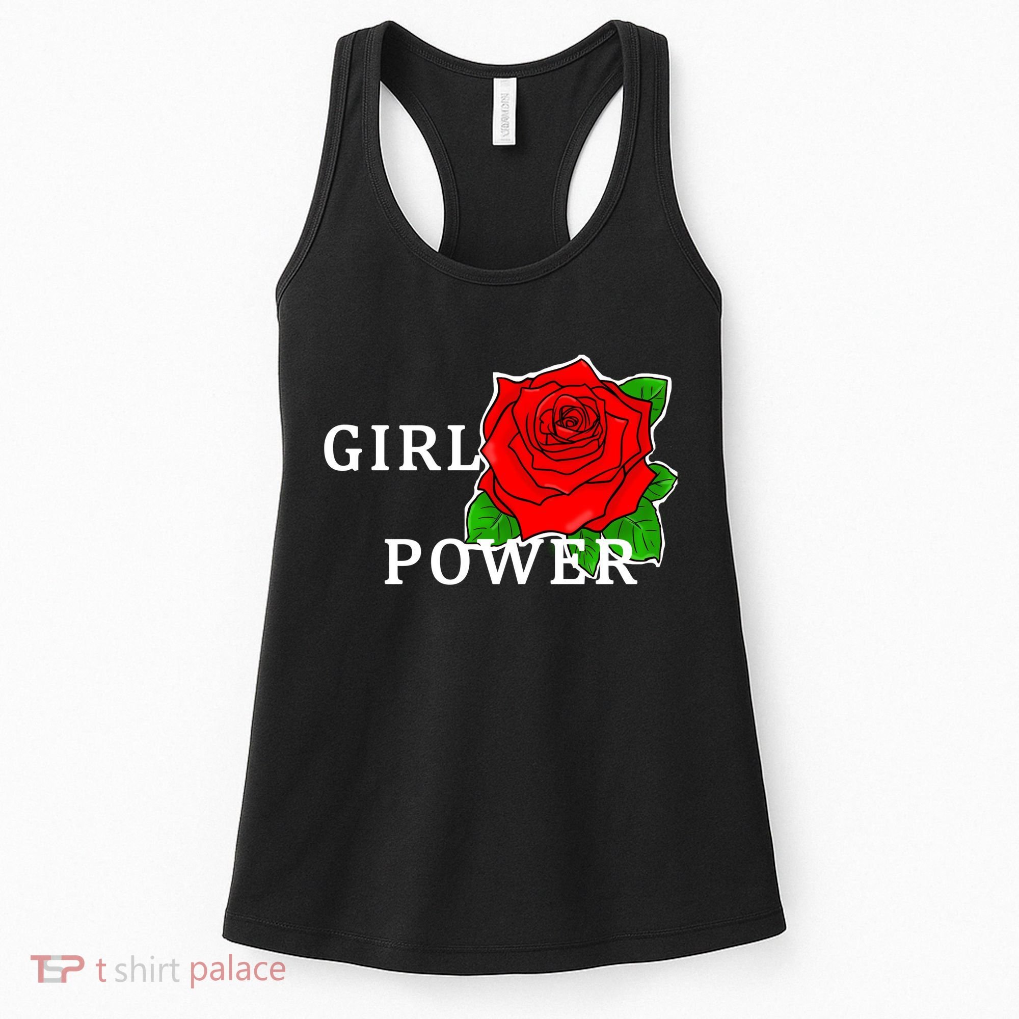 Girl Power Rose Women's Tank Top
