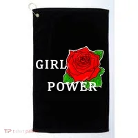 Girl Power Rose Golf Towel thumb 0