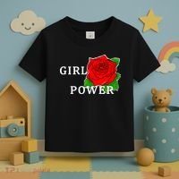 Girl Power Rose Toddler T-Shirt thumb 3