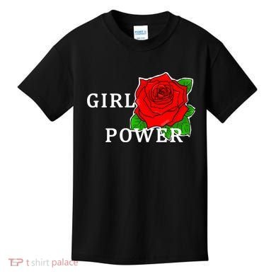 Girl Power Rose Kids T-Shirt