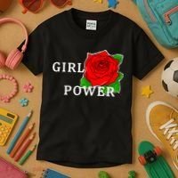 Girl Power Rose Kids T-Shirt thumb 3