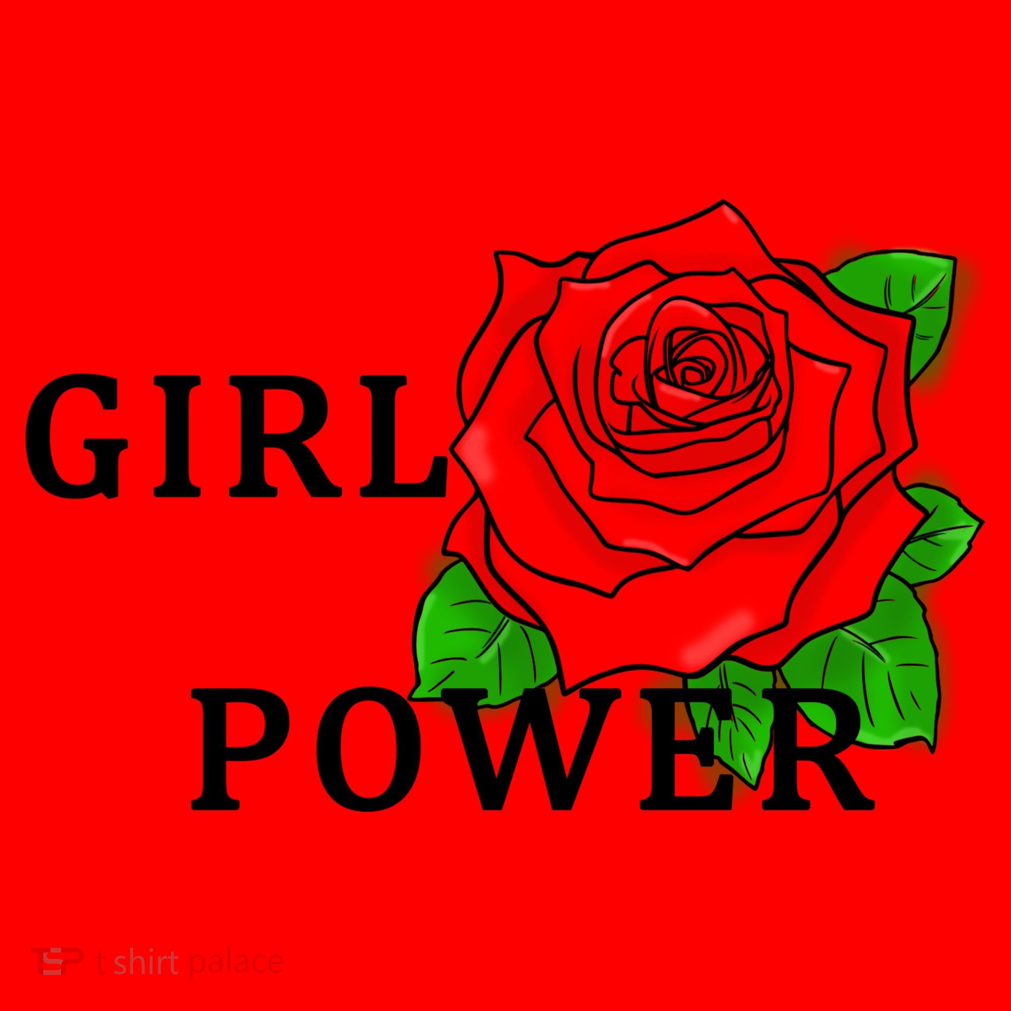 Girl Power Rose Santa Hat