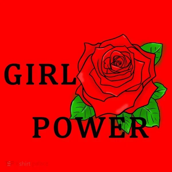 Girl Power Rose Santa Hat