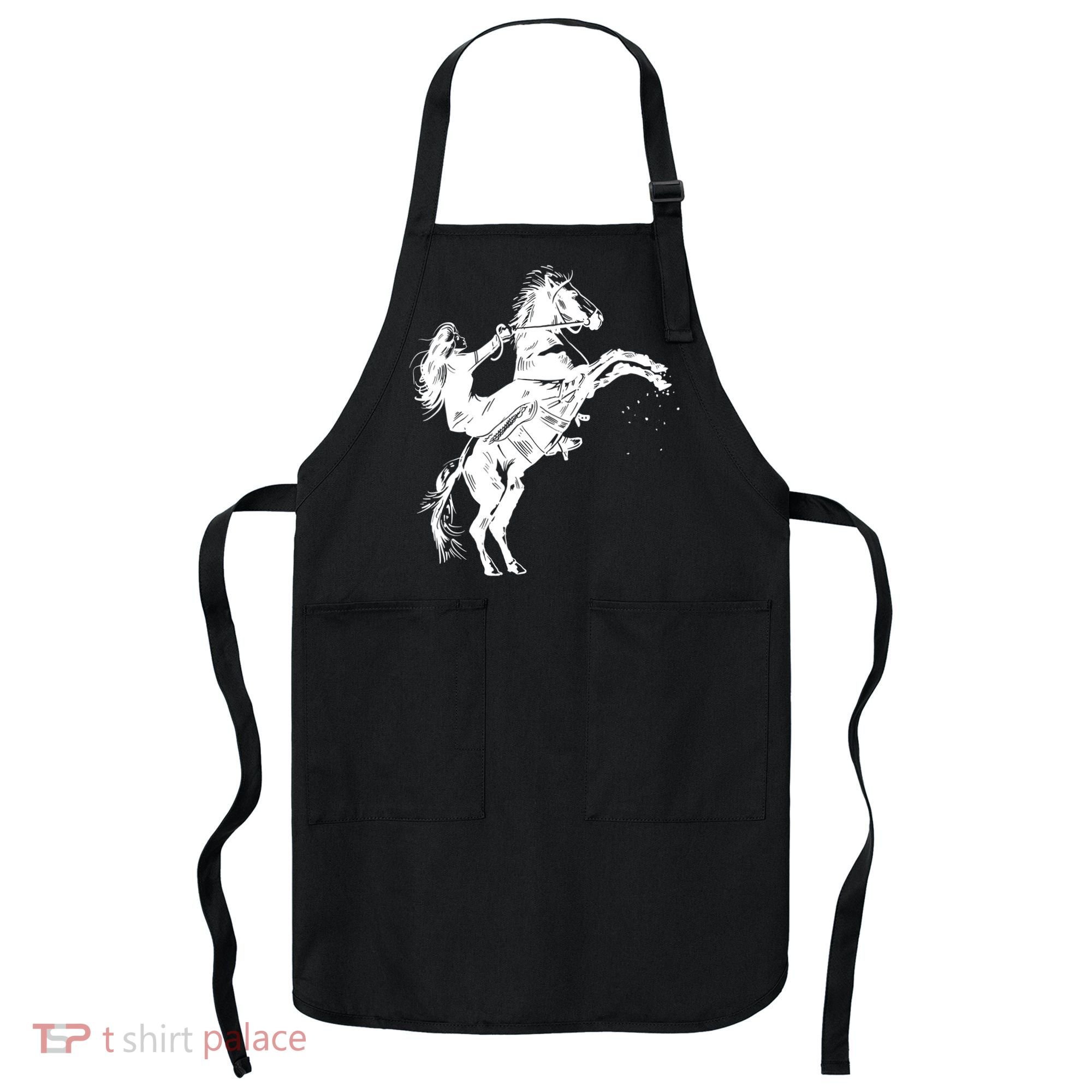 Girl Riding Horse Equitation Apron