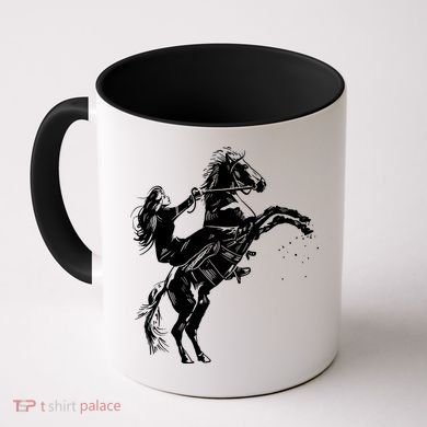 Girl Riding Horse Equitation Coffee Mug