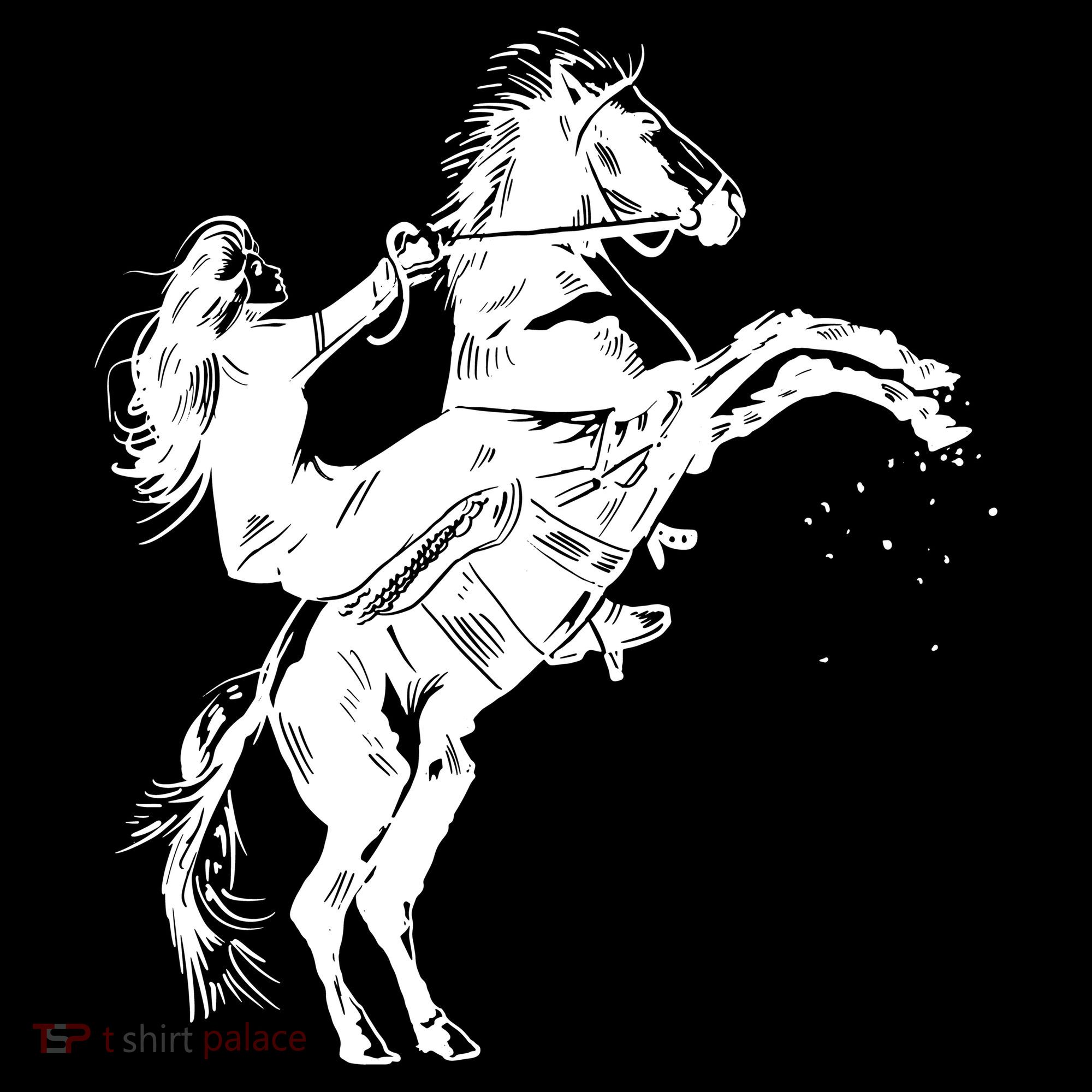 Girl Riding Horse Equitation Women's Hoodie