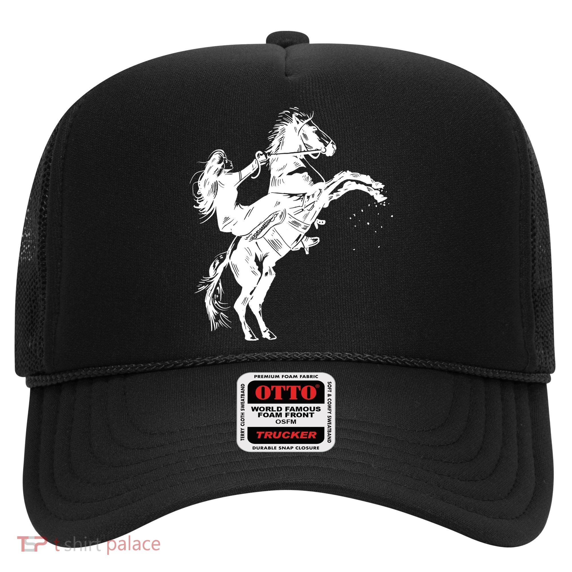 Girl Riding Horse Equitation Hat